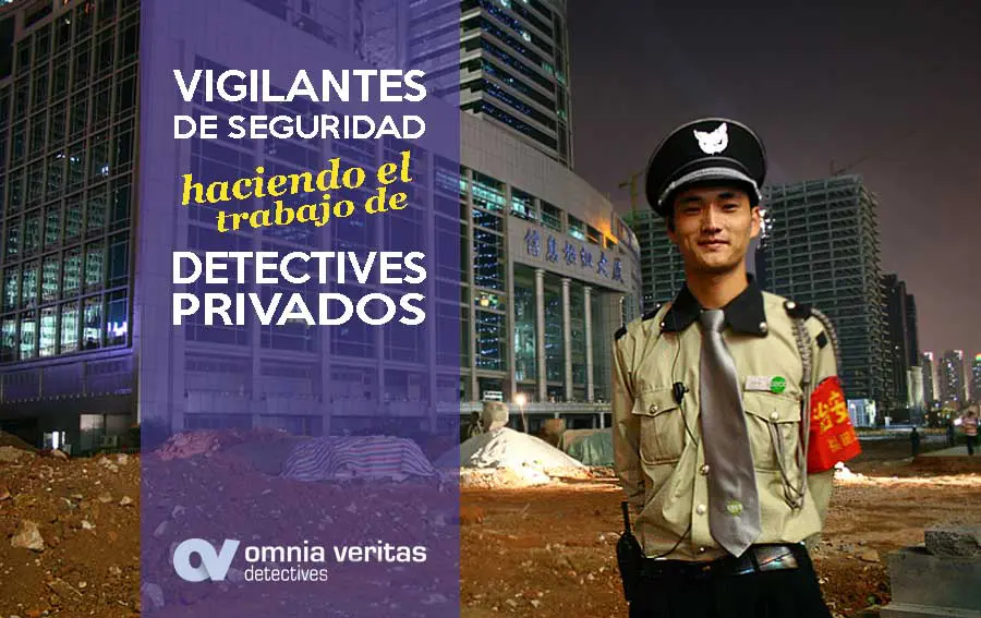 Vigilantes de seguridad como detectives privados