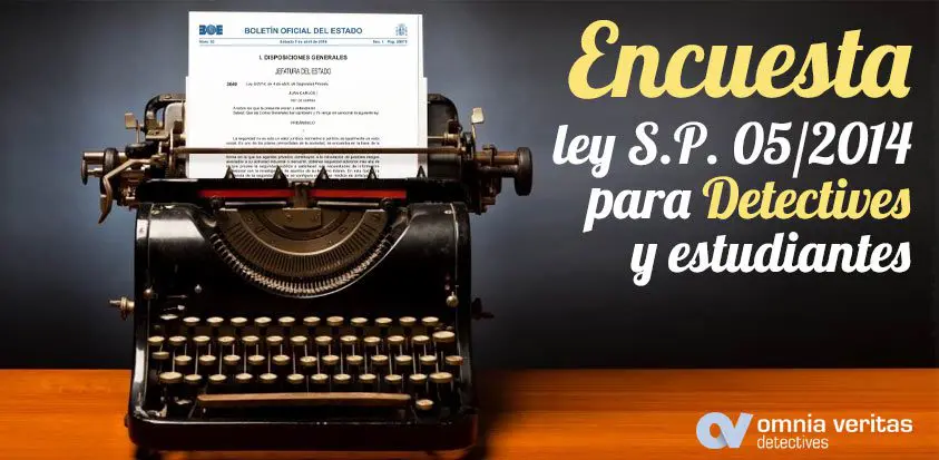 Encuesta sobre la LSP para detectives y estudiantes