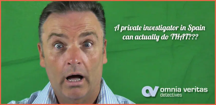 What can a private investigaro do in Spain
