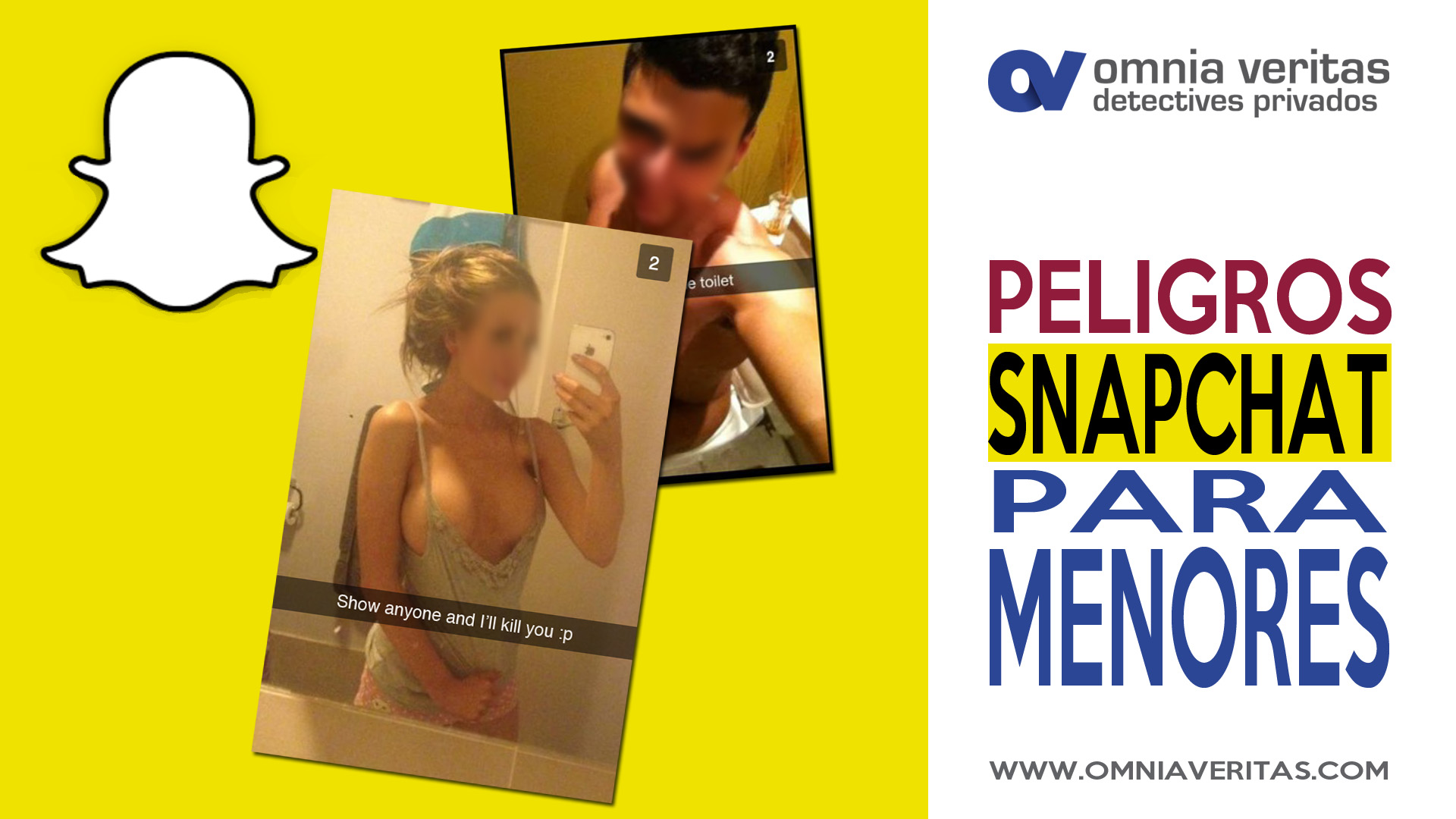 EL DETECTIVE INFORMA: PELIGROS DE SNAPCHAT PARA MENORES