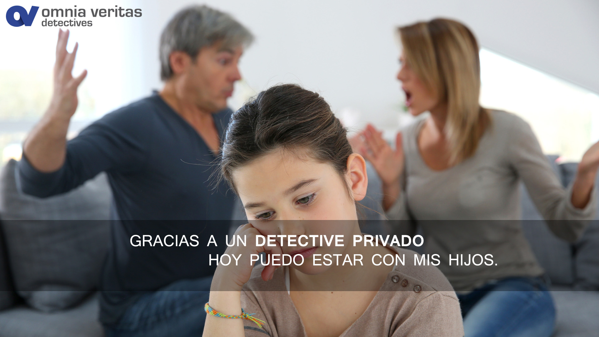 GRACIAS A UN DETECTIVE PRIVADO HOY PUEDO ESTAR CON MIS HIJOS.